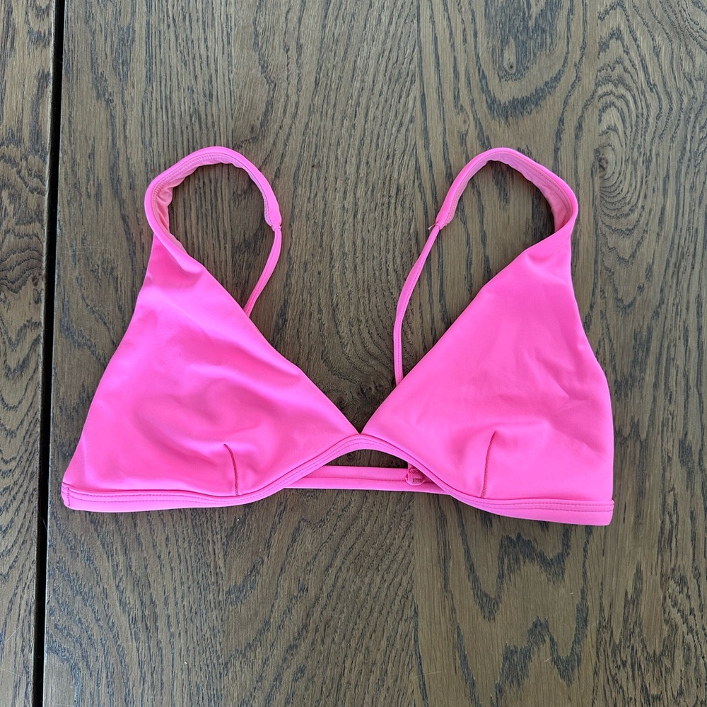 Left On Friday Sweet Victory Bikini Top in Zinc